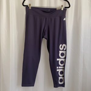 Adidas 3/4 logo Midrise Tight